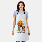 Het is Herfst Y'all Springer Spaniel Dog Halloween Schort (Gedragen)