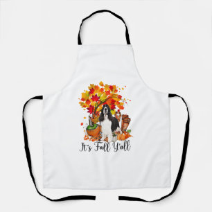 Het is Herfst Y'all Springer Spaniel Dog Halloween Schort