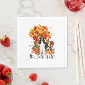 Het is Herfst Y'all Springer Spaniel Dog Halloween Servet (Insitu)