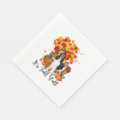 Het is Herfst Y'all Springer Spaniel Dog Halloween Servet (Hoek)