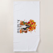 Het is Herfst Y'all Springer Spaniel Dog Halloween Strandlaken (Voorkant)