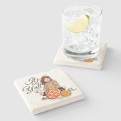 Het is Herfst Y'all Stone Onderzetter (Zijkant)