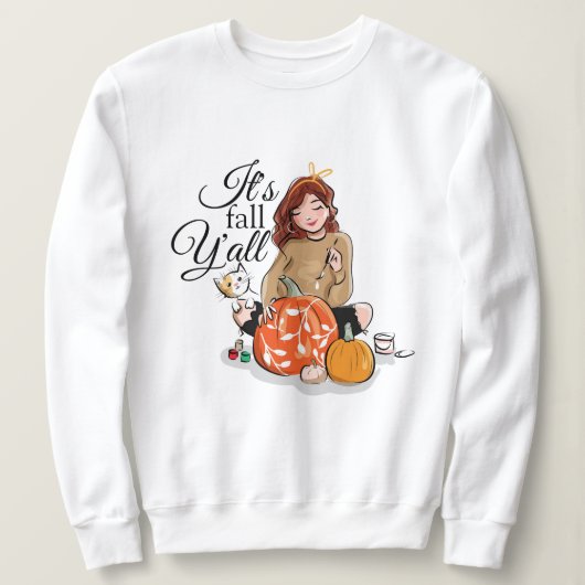 Het is Herfst Y'all sweatshirt (Design voorkant)