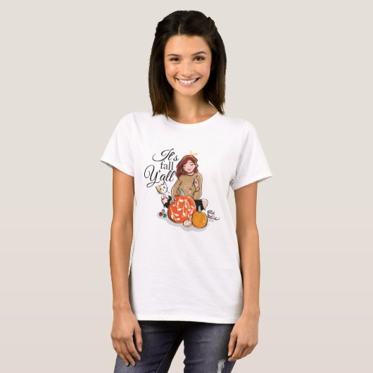 Het is Herfst Y'all T-Shirt (Voorkant volledig)