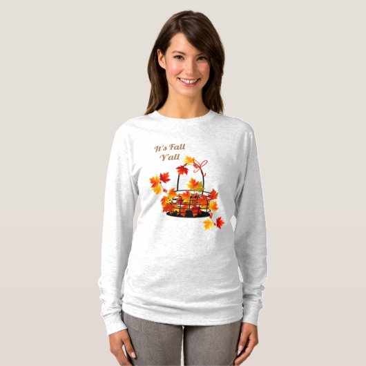 Het is Herfst Y'all T-shirt (Voorkant volledig)