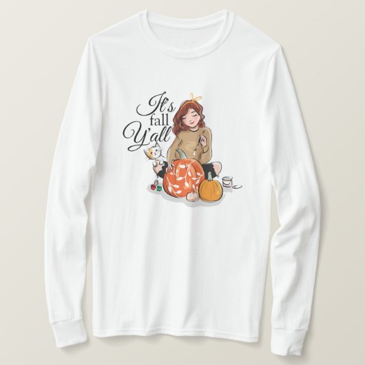 Het is Herfst Y'all T-Shirt (Design voorkant)