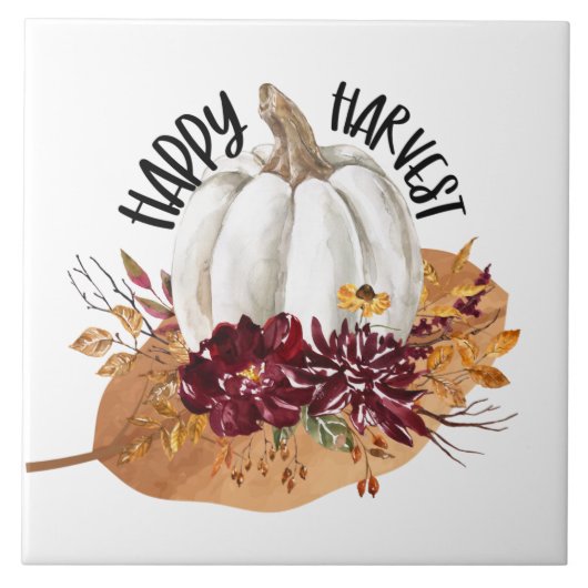 Het is Herfst Y'all. Tegeltje (Voorkant)