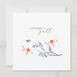Het is Herfst Y'all Thanksgiving Kaarten