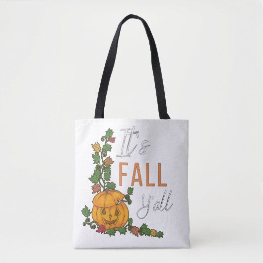 Het is Herfst Y'all Tote Bag (Voorkant)