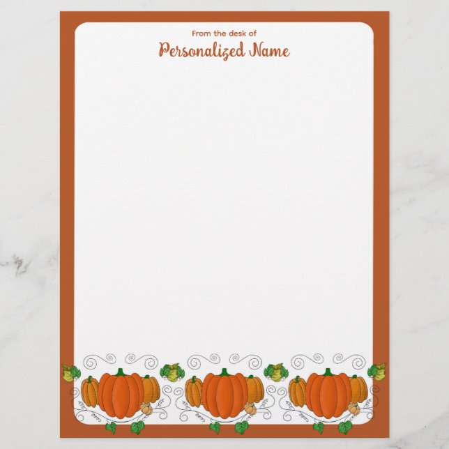 Het is Herfst Y'all - Unlined Briefhoofd (Voorkant)