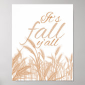 Het is Herfst Y'all Vertical Print (Voorkant)