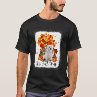 Het is Herfst Y'All Westie Dog Halloween Thanksgiv T-shirt