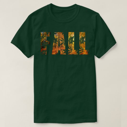 Het is Herfst Y'all Word Autumn Fall Leaves T-shir T-shirt (Design voorkant)