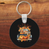 Het is herfst Y'all Yorkshire Terrier honden Pompo Sleutelhanger (Voorkant)