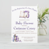 Het is het begin van een nieuw hoofdstuk, Baby sho Kaart (Staand voorkant)