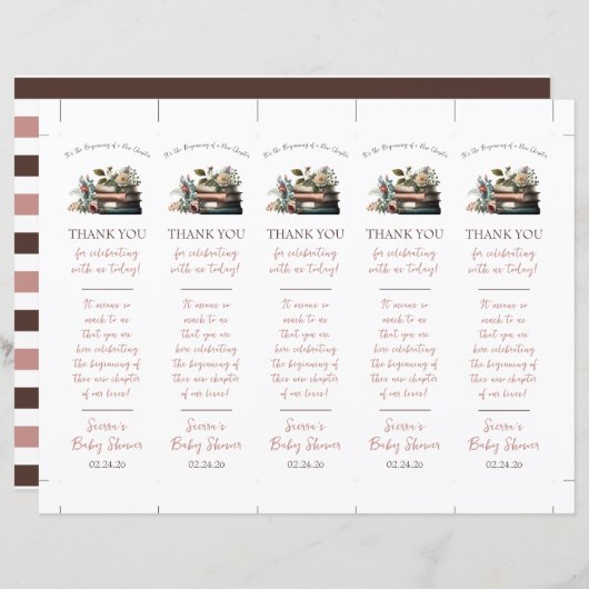 Het is het begin van een nieuw hoofdstuk Bladwijze (Voorkant / Achterkant)