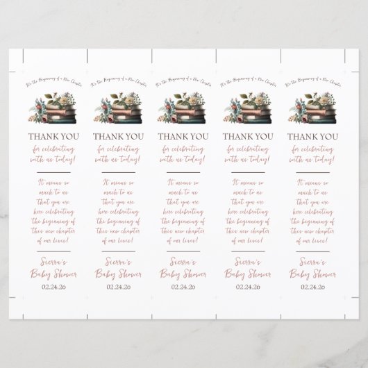 Het is het begin van een nieuw hoofdstuk Bladwijze (Voorkant)