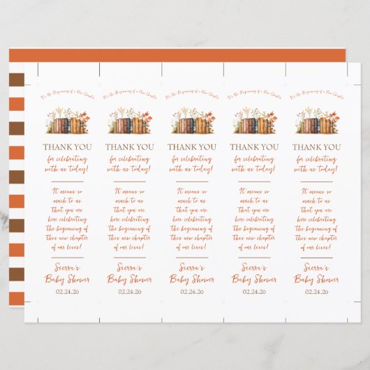 Het is het begin van een nieuw hoofdstuk Bladwijze (Voorkant / Achterkant)