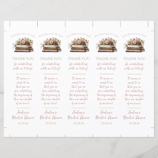 Het is het begin van een nieuw hoofdstuk Bladwijze (Voorkant)