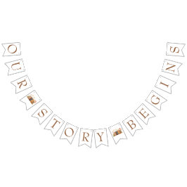 Het is het begin van een nieuw Vrijgezellenfeest v Vlaggetjes