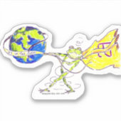 HET IS HET BEGIN VAN EEN SCHRIKKELJAAR STICKER (Voorkant)