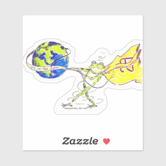 HET IS HET BEGIN VAN EEN SCHRIKKELJAAR STICKER (Vel)