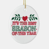 Het is het beste seizoen van het Jaar | Happy Holi Keramisch Ornament (Rechts)