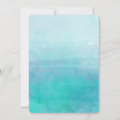 Het is het Big One Wave 1st Birthday Invitation Su Kaart (Achterkant)