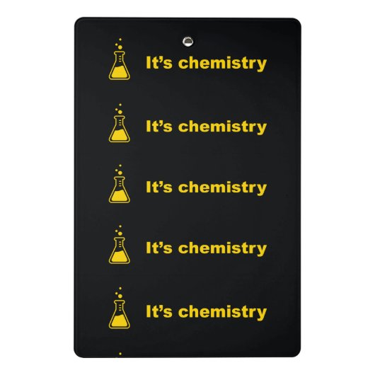 Het is het Chemistry Mini Klembord (Achterkant)