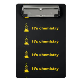 Het is het Chemistry Mini Klembord