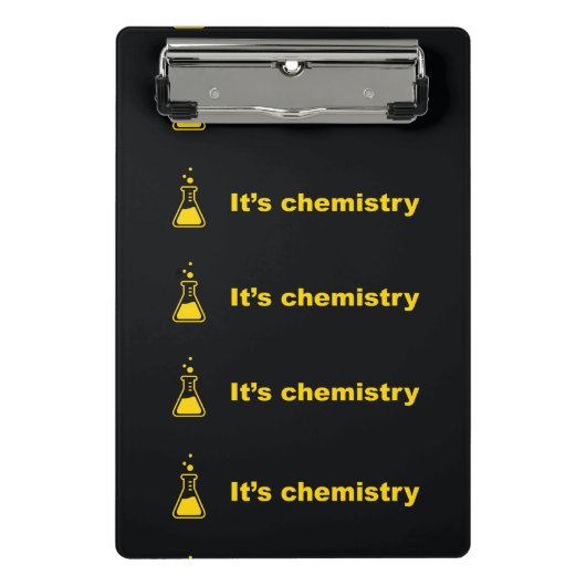 Het is het Chemistry Mini Klembord (Voorkant)