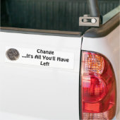 Het is het enige dat je nog over hebt bumpersticker (Op Truck)