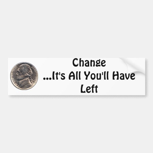Het is het enige dat je nog over hebt bumpersticker (Voorkant)