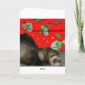 Het is het Gemakkelijke Zijn de Kerstkaart van de Feestdagen Kaart (Achterkant)