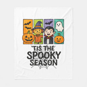 Het is het griezelige seizoen Halloween Vampier Po Fleece Deken