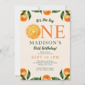 Het is het Grote 1 Verjaardagsfeest Kaart (Voorkant)