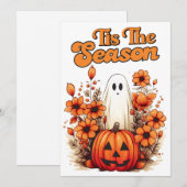 Het is het Halloween-seizoen Feestdagenkaart (Voorkant / Achterkant)