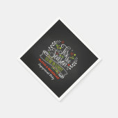 Het is het kerstseizoen/Kerstfeest Servet (Hoek)