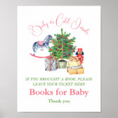 Het is het koude buitenste wintermeisjesboek voor  poster (Voorkant)