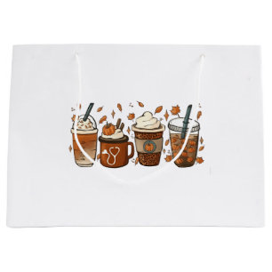 Het is het Latte Seizoen Pumpkin Spice Koffie Herf Groot Cadeauzakje
