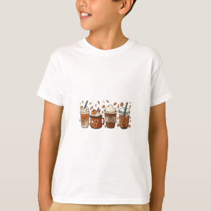 Het is het Latte Seizoen Pumpkin Spice Koffie Herf T-shirt