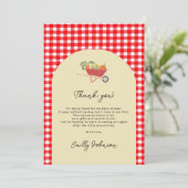 Het is het meest bekend van het Modern Country Rus Bedankkaart (Staand voorkant)