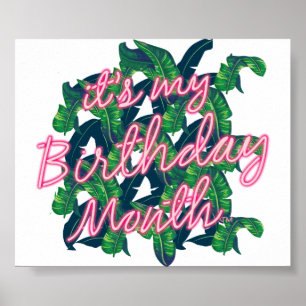 Het is het Poster van mijn geboortemaand