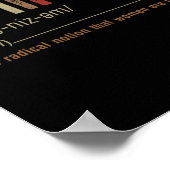 Het is het radicale idee dat vrouwen mensen zijn poster (Hoek)