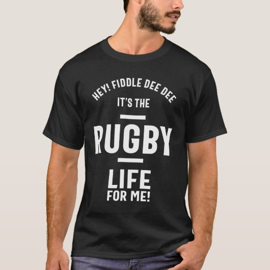 Het is het Rugby-leven voor mij! Rugby Gift T-shirt (Voorkant)