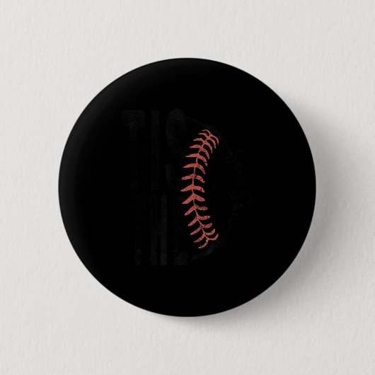 Het Is Het Seizoen Baseball,softball Grappig Cadea Ronde Button 5,7 Cm (Voorkant)