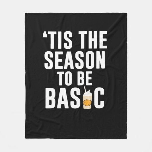 Het Is Het Seizoen Basis Fleece Deken (Voorkant)