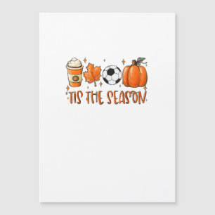 Het Is Het Seizoen Blad Latte Herfst Football