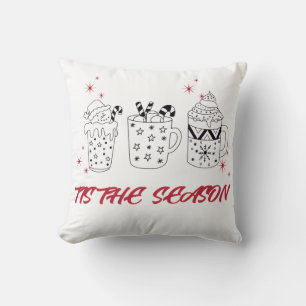 Het Is Het Seizoen Cozy Cute Kerst Kussen