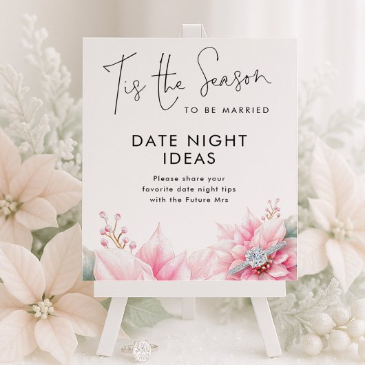 Het is het seizoen Date Night Ideeën Bruids Shower Poster